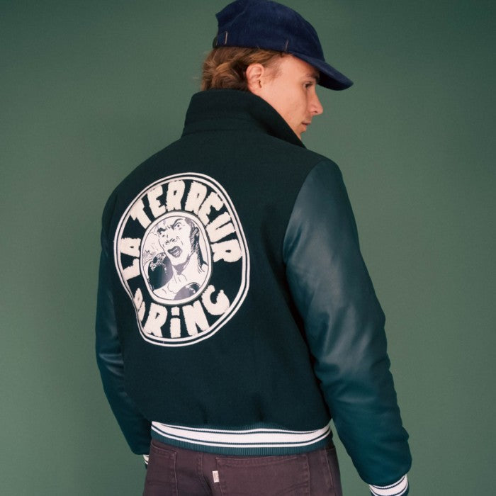 THE LOOSE COMPANY LA TERREUR DU RING VARSITY JAS DARK GREEN