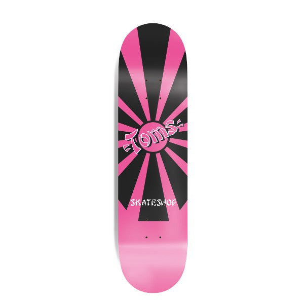 THE OLD MAN'S RISING SUN SKATEBOARD DECK - PINK The Old Man Boardsports The Old Man