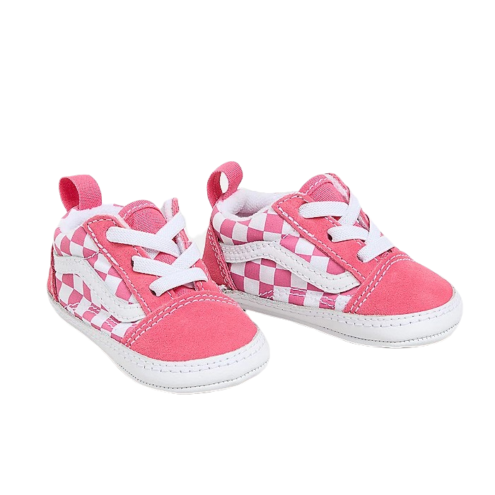 VANS OLD SKOOL CRIB SCHOENEN (KIDS 0-1) - PINK/CHECKERBOARD The Old Man Boardsports Vans