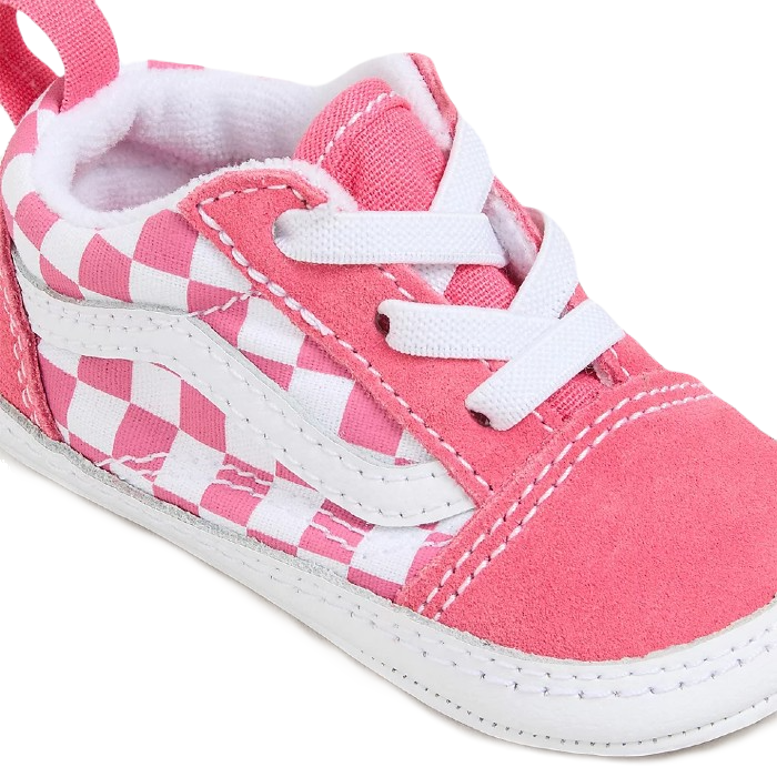 VANS OLD SKOOL CRIB SCHOENEN (KIDS 0-1) - PINK/CHECKERBOARD The Old Man Boardsports Vans