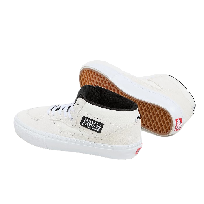 VANS SKATE HALF CAB SCHOENEN BLANC DE BLANC