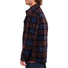 VOLCOM BOWERED FLEECE LONG SLEEVE OVERSHIRT - MERLOT The Old Man Boardsports Volcom