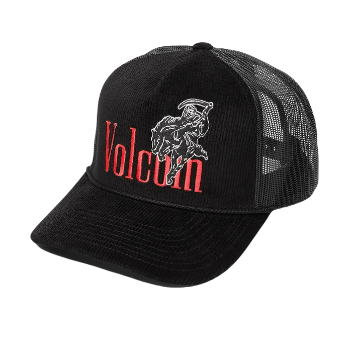 VOLCOM CHEAT DEATH TRUCKER PET BLACK