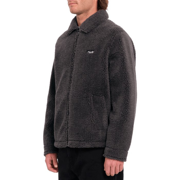 VOLCOM EDWART II ZIP SHERPA JAS ASPHALT BLACK