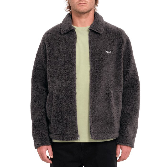 VOLCOM EDWART II ZIP SHERPA JAS ASPHALT BLACK