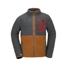 VOLCOM FLEECER FULL ZIP VEST - CHARCOAL The Old Man Boardsports Volcom