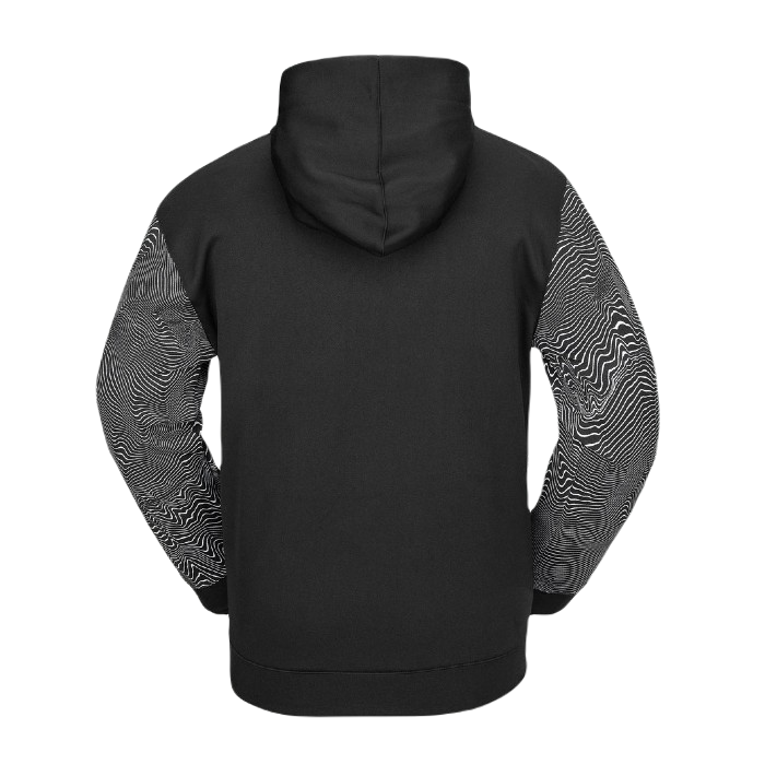 VOLCOM HYDRO RIDING HOODIE BLACK PRINT