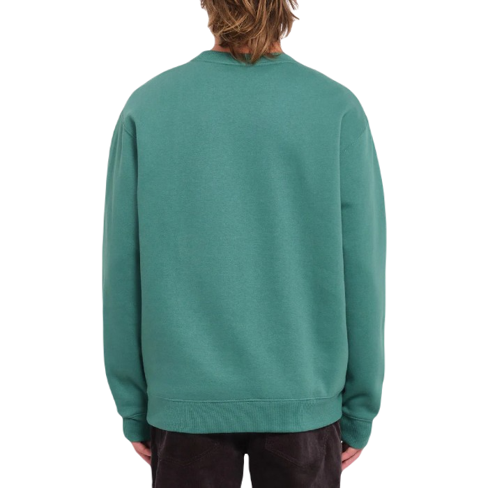 VOLCOM SINGLE STONE CREW SWEATER - SEA GREEN The Old Man Boardsports Volcom