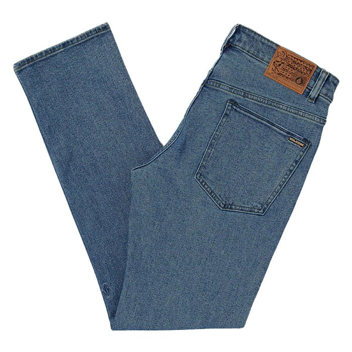 VOLCOM SOLVER DENIM BROEK WASHED BLUE