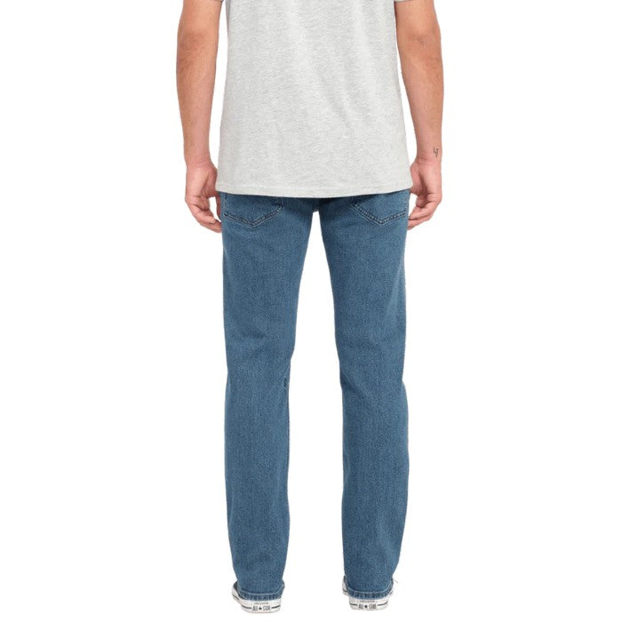 VOLCOM SOLVER DENIM BROEK WASHED BLUE