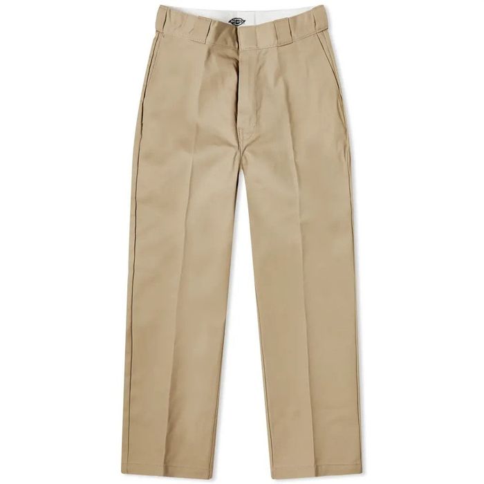 DICKIES 874 CROPPED RECYCLED BROEK - KHAKI The Old Man Boardsports Dickies