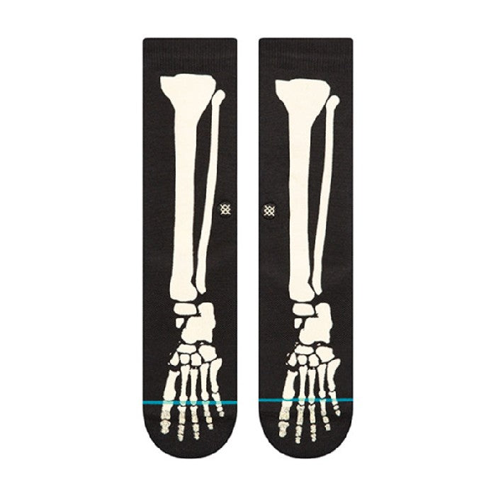 STANCE BONEZ SOKKEN - BLACK The Old Man Boardsports Stance